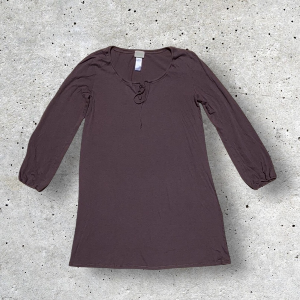 Hanro Cotton Cashmere Blend 3/4 Sleeve Gown